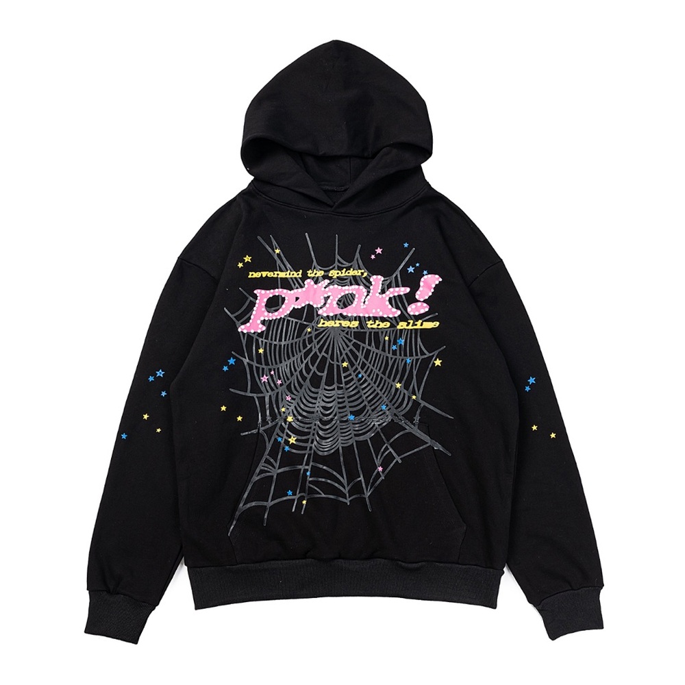 Black sp5der hoodie